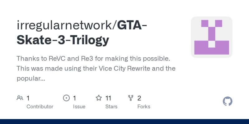 Vice City Skate source preview